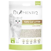 slomart DIAMENTIQ Tofu Matcha ultra gručasta - rastlinsko litter - 2,5 kg, biološko razgradljivo, brez prahu, brez lepljenja na tačke