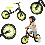 Otroško poganjalec Trike Fix Balance, črno-rumen, s penastimi kolesi EVA IK-KX2799