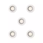 Philips - SET 5x ugradnih svjetiljki PERIDOT 1xGU10/7W/230V bijela