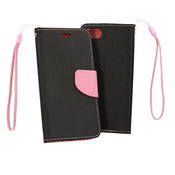 Havana Fancy Diary maskica za iPhone 13 Pro Max, preklopna, crno-roza