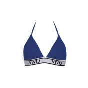 VIVID Bikini zgornji del Mix&Match modra/črna/bela