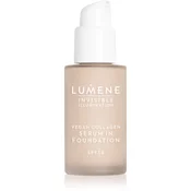 Lumene Invisible Illumination Vegan Collagen Serum in Foundation lahki tekoči puder s hranilnim učinkom SPF 30 0.5 30 ml