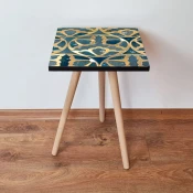 Hanah Home Klub sto Shp274, 35x42x35 cm, Tirkizna