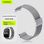 CangHua Zamenska narukvica za pametni sat za OPPO Watch X3/X2, Srebrna