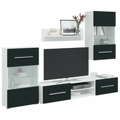 TV jedinice od 5 dijelova s LED rasvjetom Matt Indigo