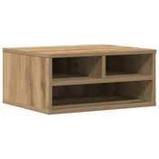 Vidaxl Stojalo za tiskalnik Umetni hrast 49 x 40 x 22.5 cm