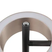 Brilliant LED namizna svetilka Axion, črna/rjava, višina 45 cm, CCT - Dnevna soba/jedilnica - Sodobni - črna, rjava - Kovina