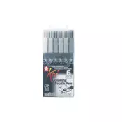 Sakura Koi Coloring Brush Pen markeri - 6 delni set (Markeri)