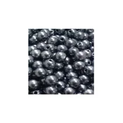 8 mm plasticna perla siva