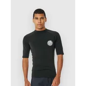 Rip Curl Icons Upf Brushed S/S Rash Guard black