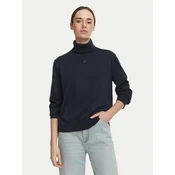 Tommy Jeans Golf Essetnial DW0DW23361 Mornarsko modra Relaxed Fit