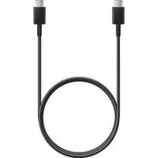shumee Samsung 1m USB-C kabel - hitro polnjenje, pleten, črne barve