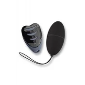 Gardj Europe Vibrator v obliki jajca z daljinskim upravljalnikom, črn, AAA, 3,0