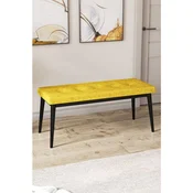 Hanah Home klupa Pera Bench, 105 cm, senf / crna