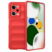 MaxMobile maska Xiaomi Redmi Note 12 4G HARD PROTECTION WAVES: crvena
