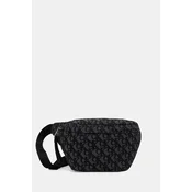 Calvin Klein Jeans Torbica za okrog pasu? Unstructured Monogram Waistbag LV04G3177G Črna