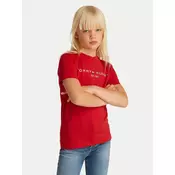 TOMMY HILFIGER Majica ESSENTIAL marine/rdeča/melona/bela