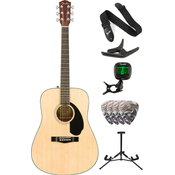 Fender CD-60S Dreadnought WN Natural Deluxe SET