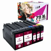 Inkdigo tusz 711 XL kompatybilny z HP DesignJet T120 T130 T125 T520 Certyfikat TÜV