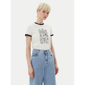 KARL LAGERFELD Majica A2W17087 Écru Regular Fit