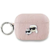 shumee Ovitek za slušalke AirPods Pro 2 z monogramom Karl Lagerfeld, roza