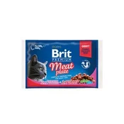 Brit Premium Cat Mesni krožnik v omaki Multi 400g (4x100g)
