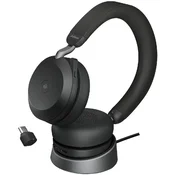 JABRA EVOLVE2 75, Link380c MS Stereo Stand Black, EVOLVE2 75 headset Black MS, Link 380 BT adapter USB-C MS, EVOLVE2 75 Deskstand USB-A,1.2