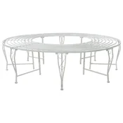 Klupa pod drvetom 8-Broj sjedala O 160 x 44 cm Celik