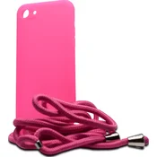 Ovitek Liquid Strap TPU za iPhone 7/8/SE 2020/SE 2022 - roza
