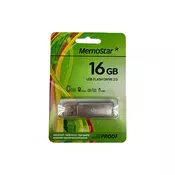 MEMOSTAR USB Flash 16GB 2.0 slim silver