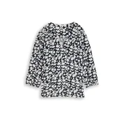 TOM TAILOR Bluza temno modra/bela