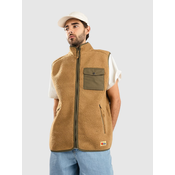 Fjällräven Vardag Pile Fleece Brezrokavnik buckwheat brown/laurel gr