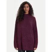 VERO MODA Pulover VMPLAZA  vinsko rdeča