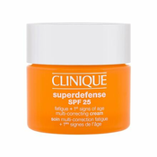 Clinique Superdefense™: SPF 25 Fatigue + 1st Signs of Age Multi-Correcting Cream - for oiler skin types Osvežavajuca gel krema za masnu kožu Kreme za lice
