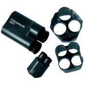 CellPack Toplotno skrčljivi končnik SEH pred/po krčenju: vhodni: 30 mm · izhodni: 12 mm/vhodni: 10 mm · izhodni: 4 mm razme