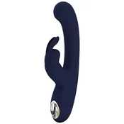 PRETTY LOVE Lamar vibrator za polnjenje s stimulatorjem klitorisa temno modra