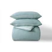 Pamucna muslin posteljina Dormeo tirkizna 200x200 cm