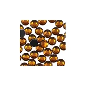 Štras perla 6 mm braon