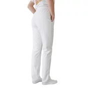 Nina Ženske medicinske pantalone na lastiš, Bele