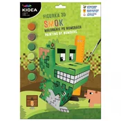 shumee Komplet za slikanje po številkah Kidea Ustvari čarobnega 3D zmaja