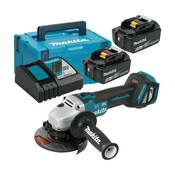 MAKITA DGA513RGJ Akumulatorski kotni brusilnik, 18V, 125mm, SET