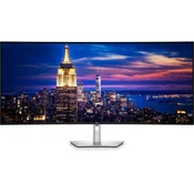 DELL LED IPS zakrivljeni monitor 6K 52 U5226KW 6144 x 2560, 120 Hz, 2000:1, 400 cd/m2, 5 ms, HDMI, DisplayPort, USB-C, platinasto srebro 210-BTFW