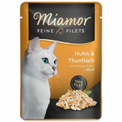 Miamor Feine Filets piščanec + tuna v želeju - 100 g