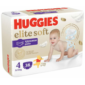 HUGGIES® Elite Soft Pants Jednokratne pelene hlace 4 (9-14 kg) 38 kom.