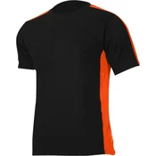 slomart Delovna majica Lahti Pro, črno-oranžna, M
