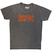 AC/DC Burnout Logo Charcoal Grey M Majica