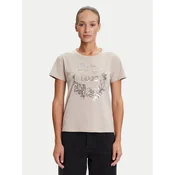 Liu Jo Sport Majica TF5162 JS923 Bež Regular Fit