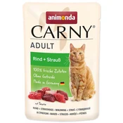 slomart ANIMONDA Carny Adult Govedina in noj - mokra hrana za mačke - 85g