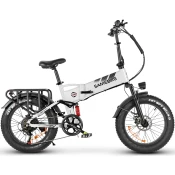 Samebike Zložljivo električno kolo SameBike RS-A02 Pro, 15Ah odstranljiva baterija, bela, (5000036372)