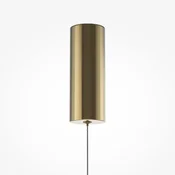 Maytoni LED-visoka svetilka SCALA, rjava/bronasta, O 15 cm, steklo - Dnevna soba/jedilnica - Sodobni - rjava, bronasta
